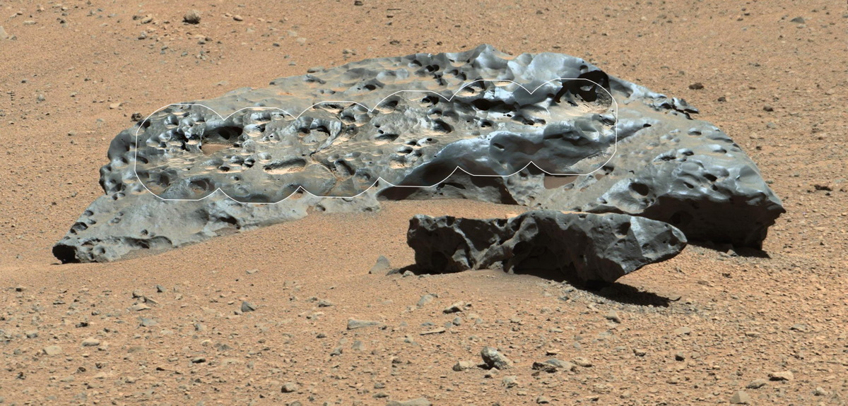Huge Meteorite on Mars Discovered by NASA's Curiosity Rover
